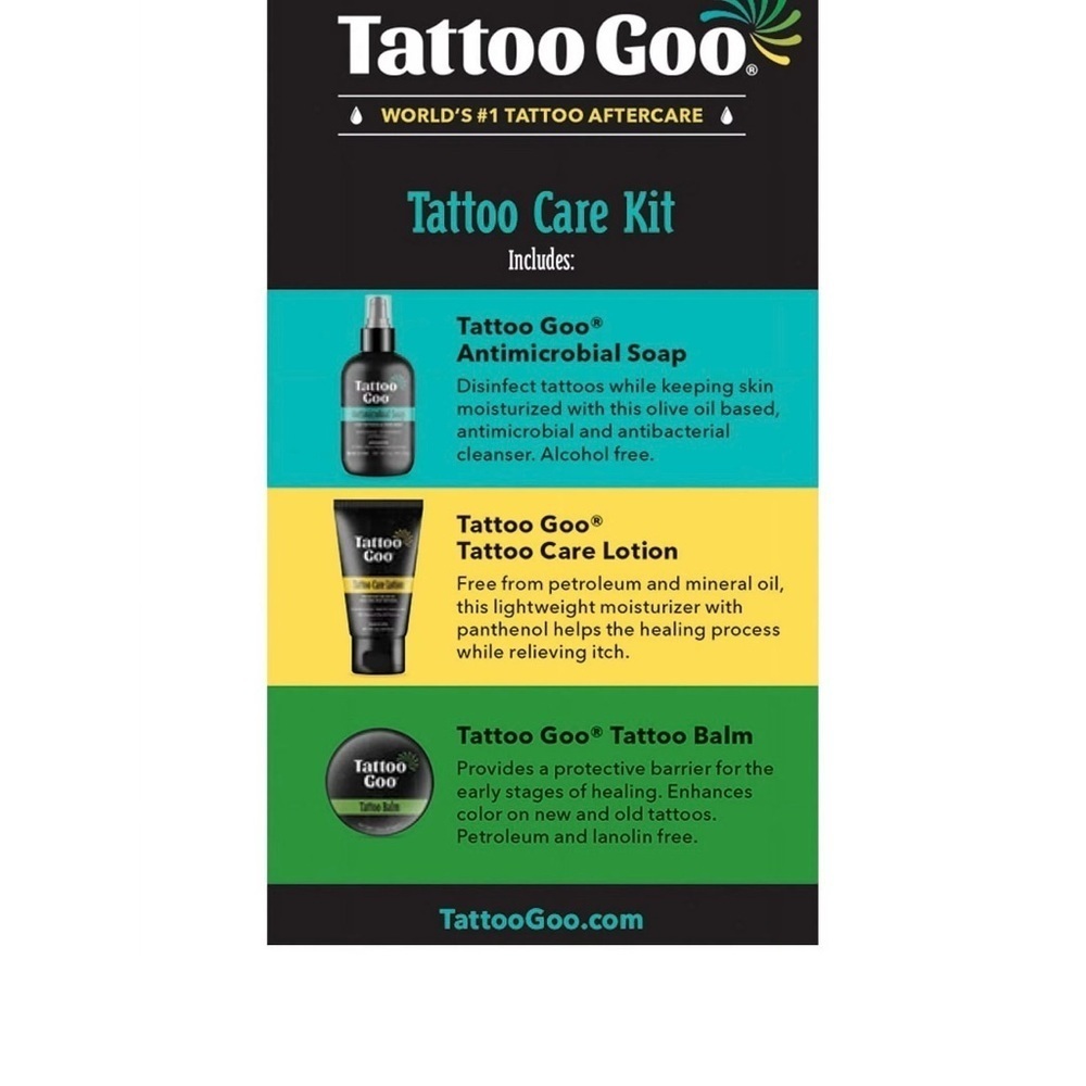New Sealed Tattoo Goo. Tattoo Care Kit. Maintain Vibrant Color & Glow. NEW - Picture 7 of 7